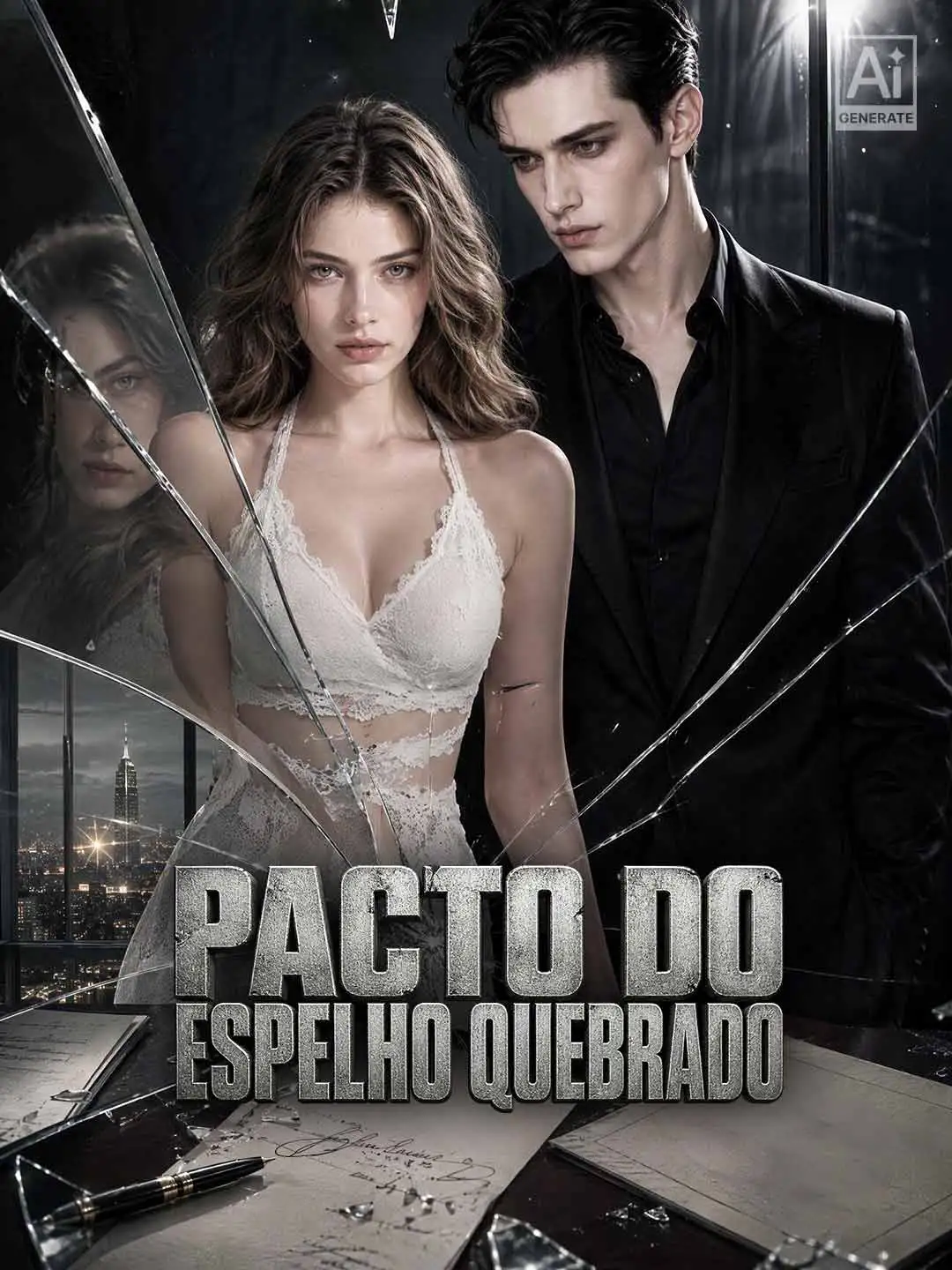 Pacto do Espelho Quebrado short drama poster
