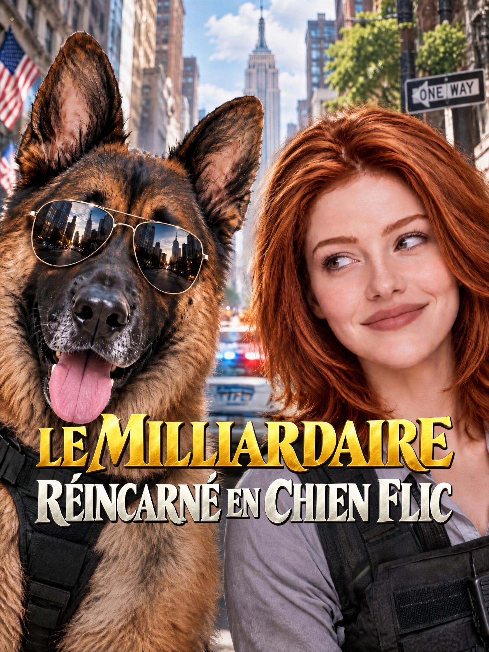 LE MILLIARDAIRE RÉINCARNÉ EN CHIEN FLIC short drama poster