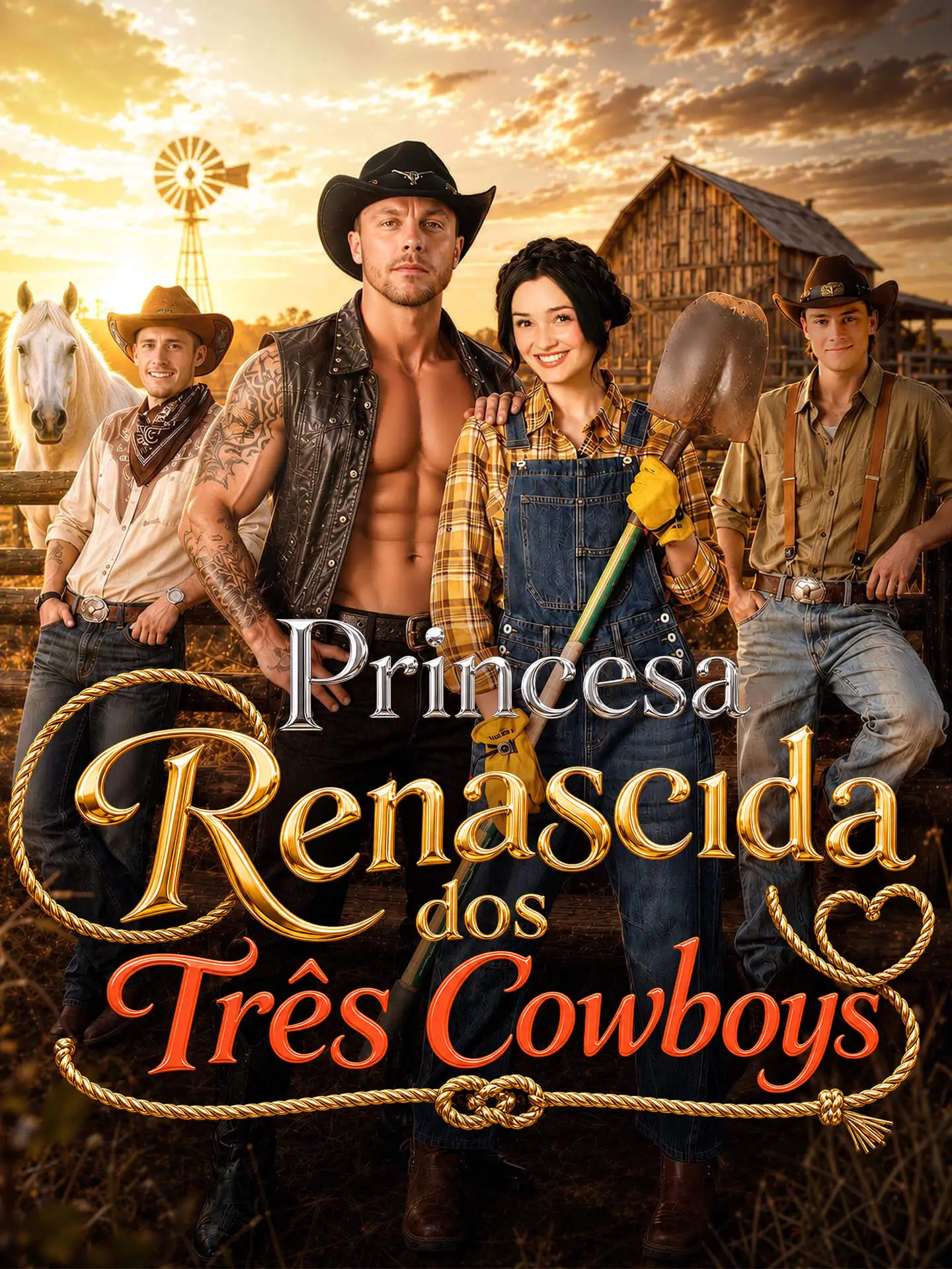 [Dublado] Princesa Renascida dos Três Cowboys short drama poster
