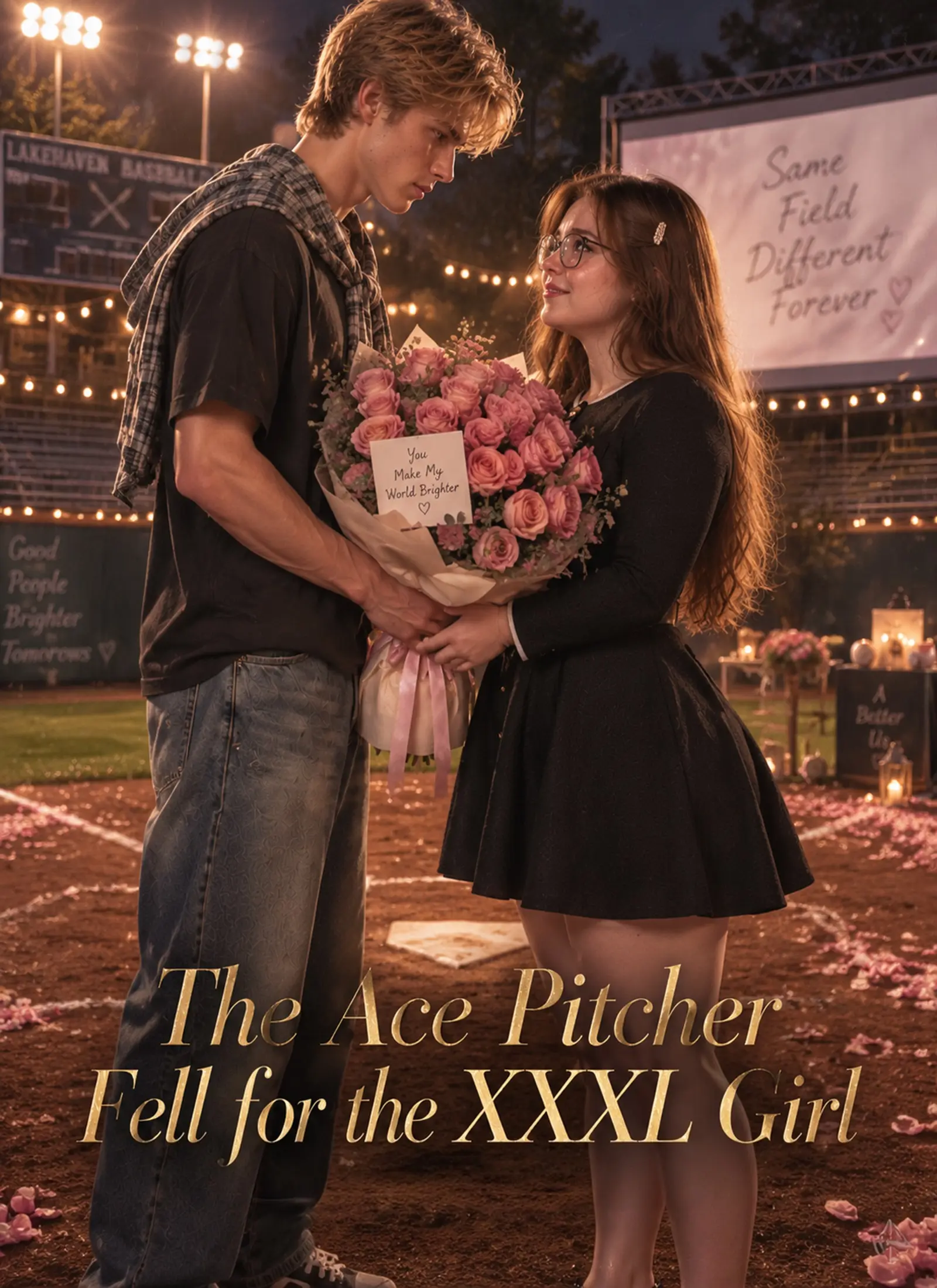 The Ace Pitcher Fell for the XXXL Girl short drama poster