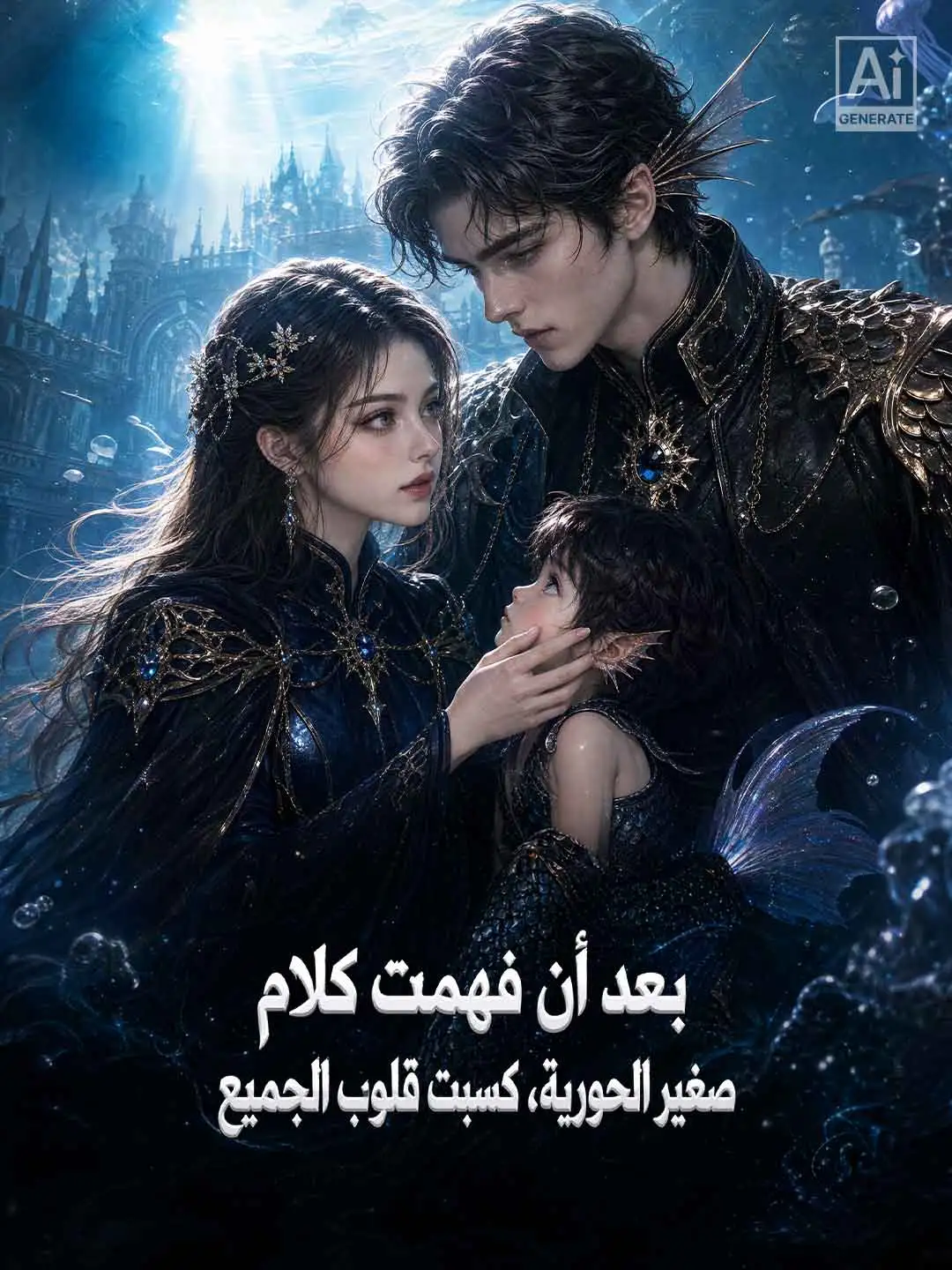 بعد أن فهمت كلام صغير الحورية، كسبت قلوب الجميع short drama poster