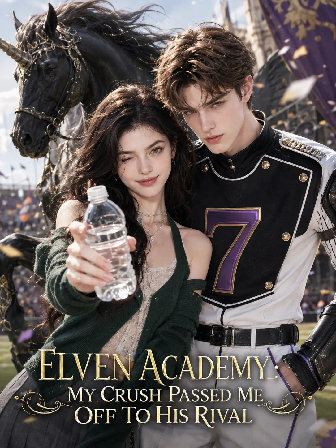 Elven Academy:My Crush Passed Me Off to His Rival short drama poster