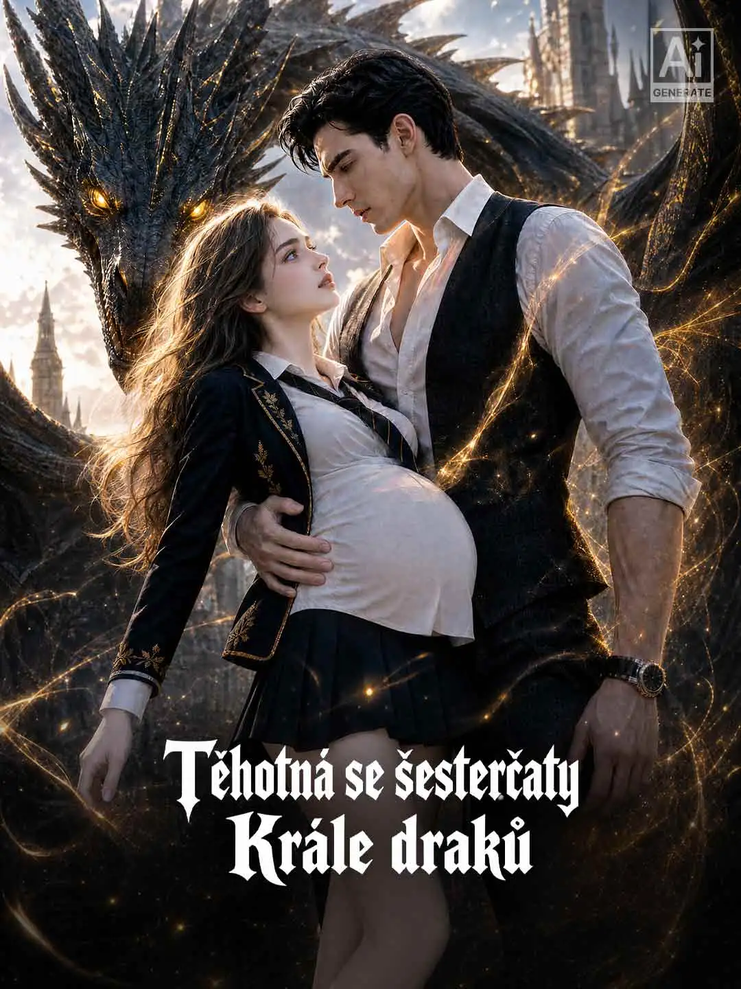 Těhotná se šesterčaty Krále draků short drama poster