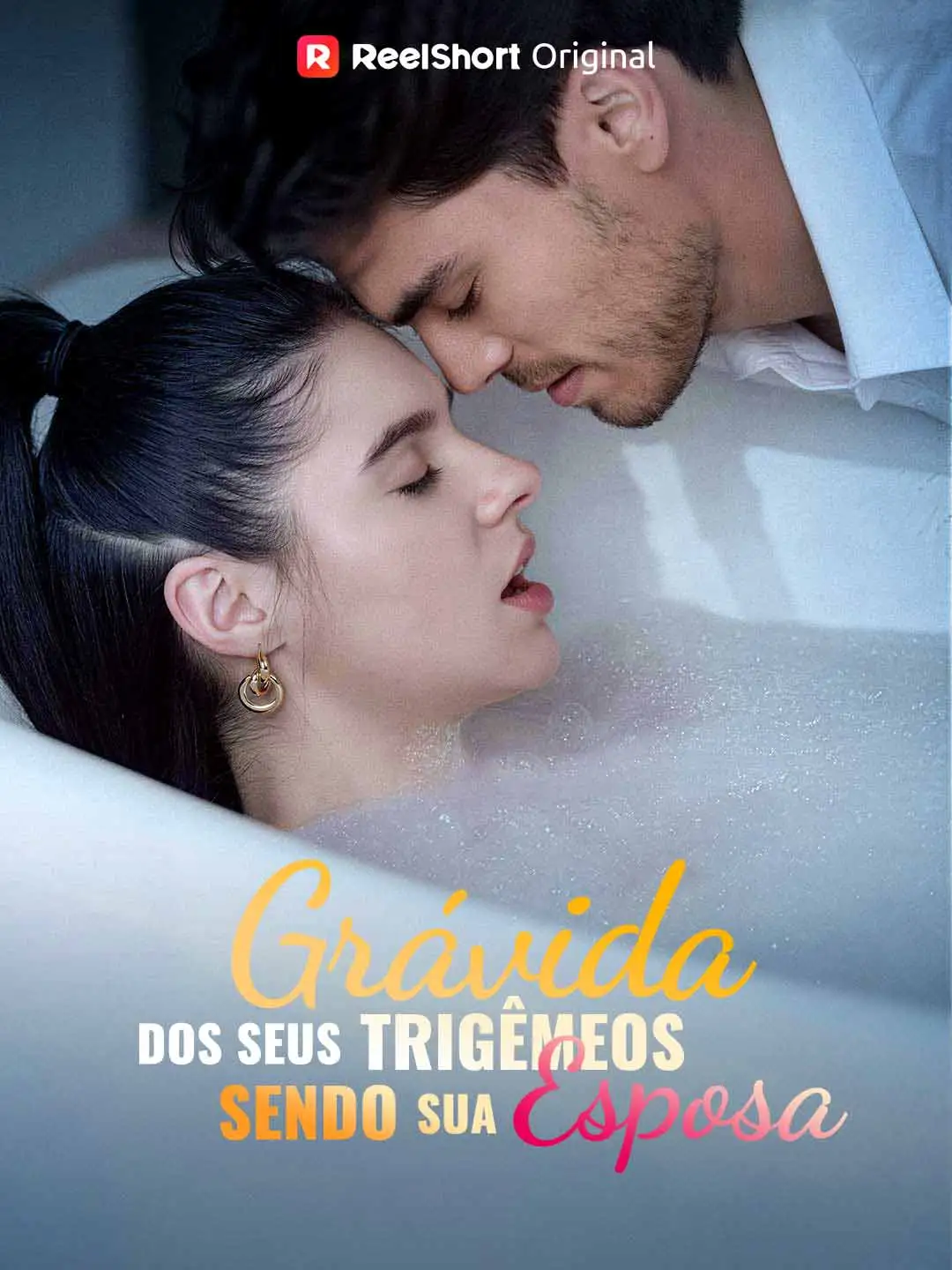 Grávida dos seus trigêmeos, sendo sua esposa short drama poster