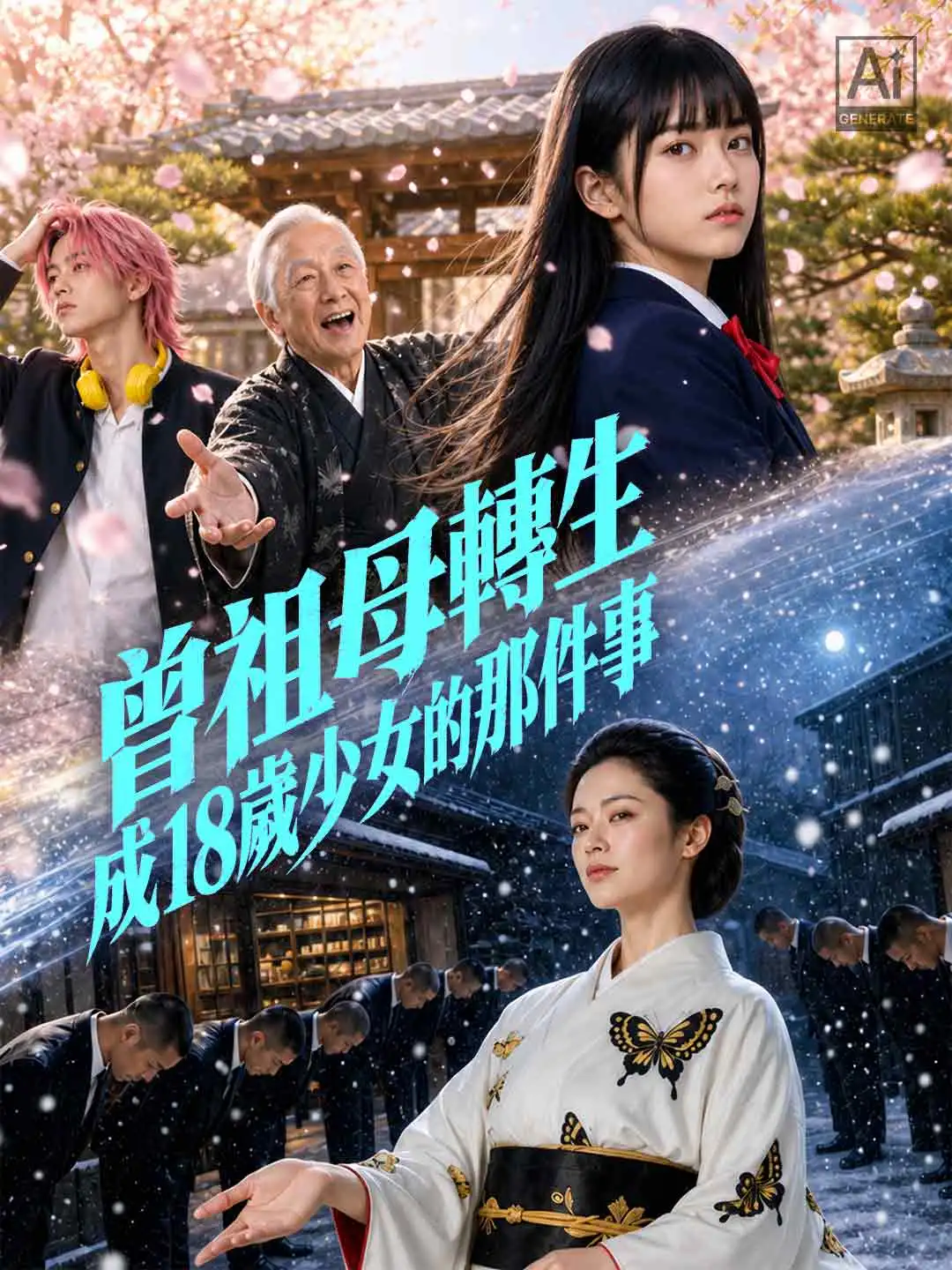 曾祖母轉生成18歲少女的那件事 short drama poster