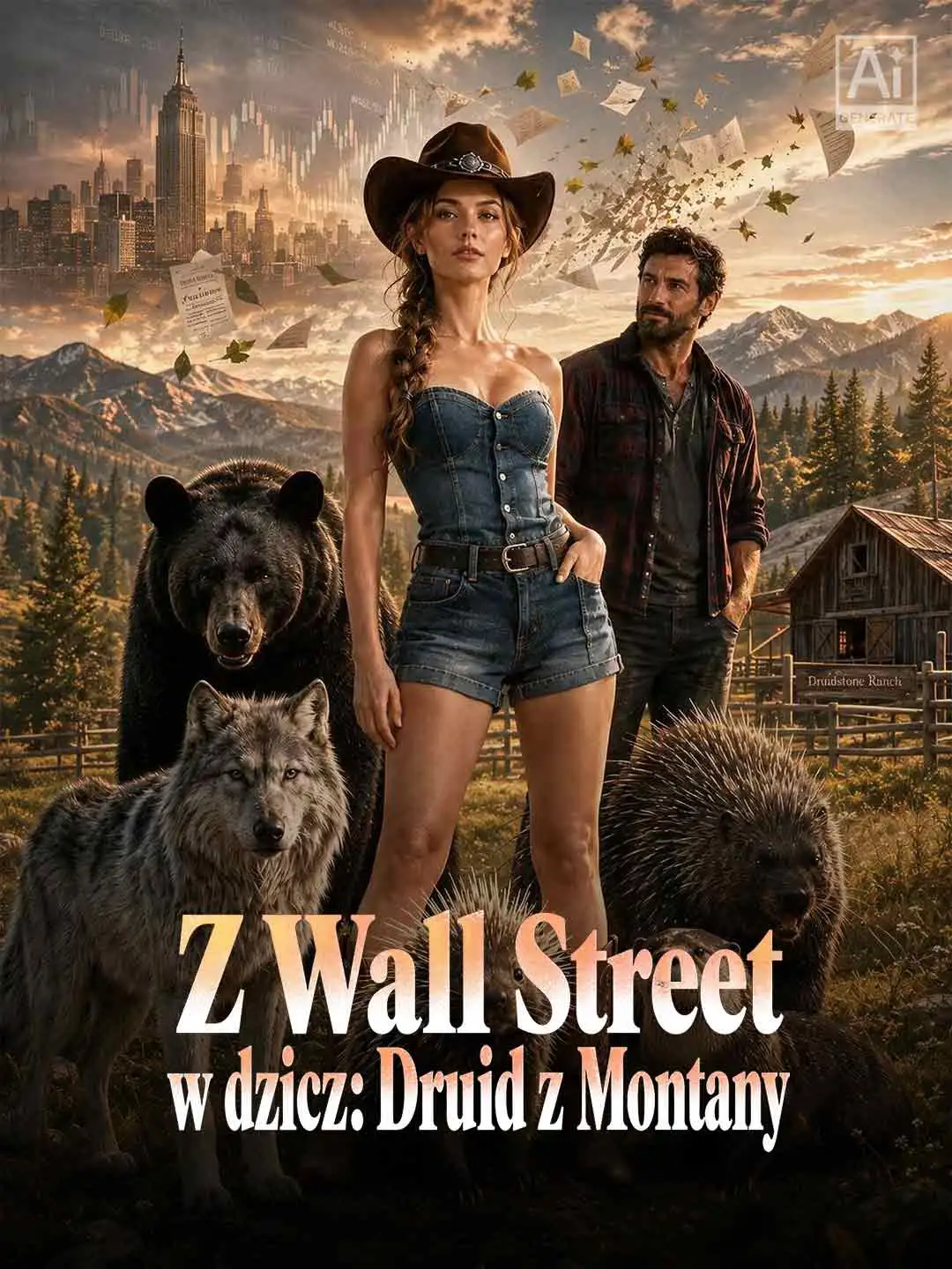Z Wall Street w dzicz: Druid z Montany short drama poster