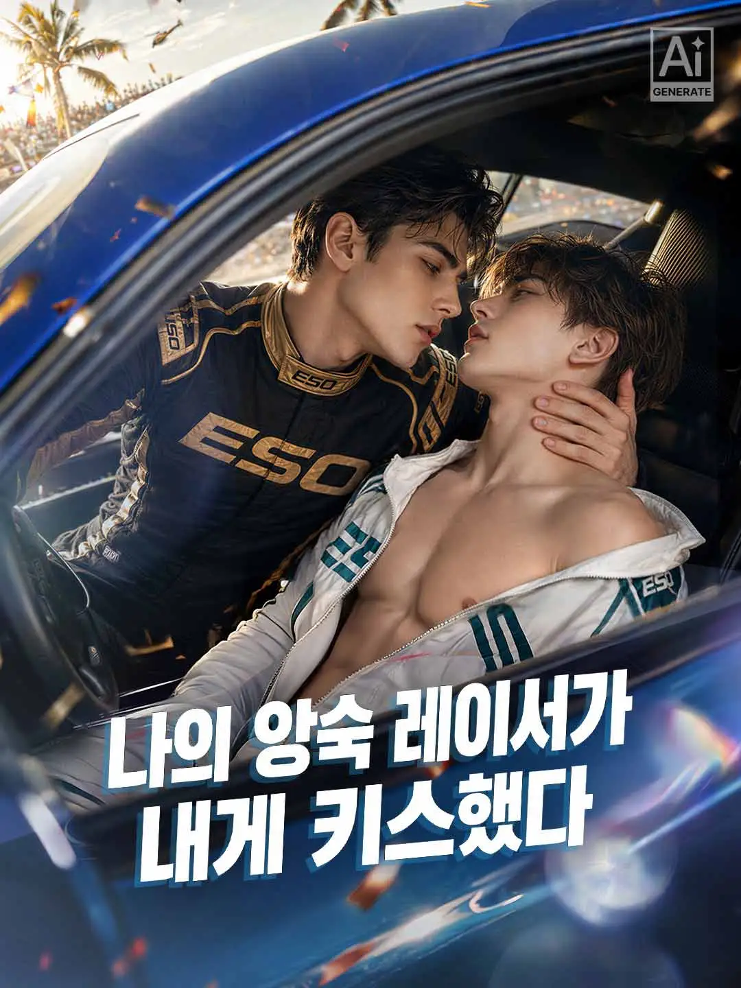 나의 앙숙 레이서가 내게 키스했다 short drama poster