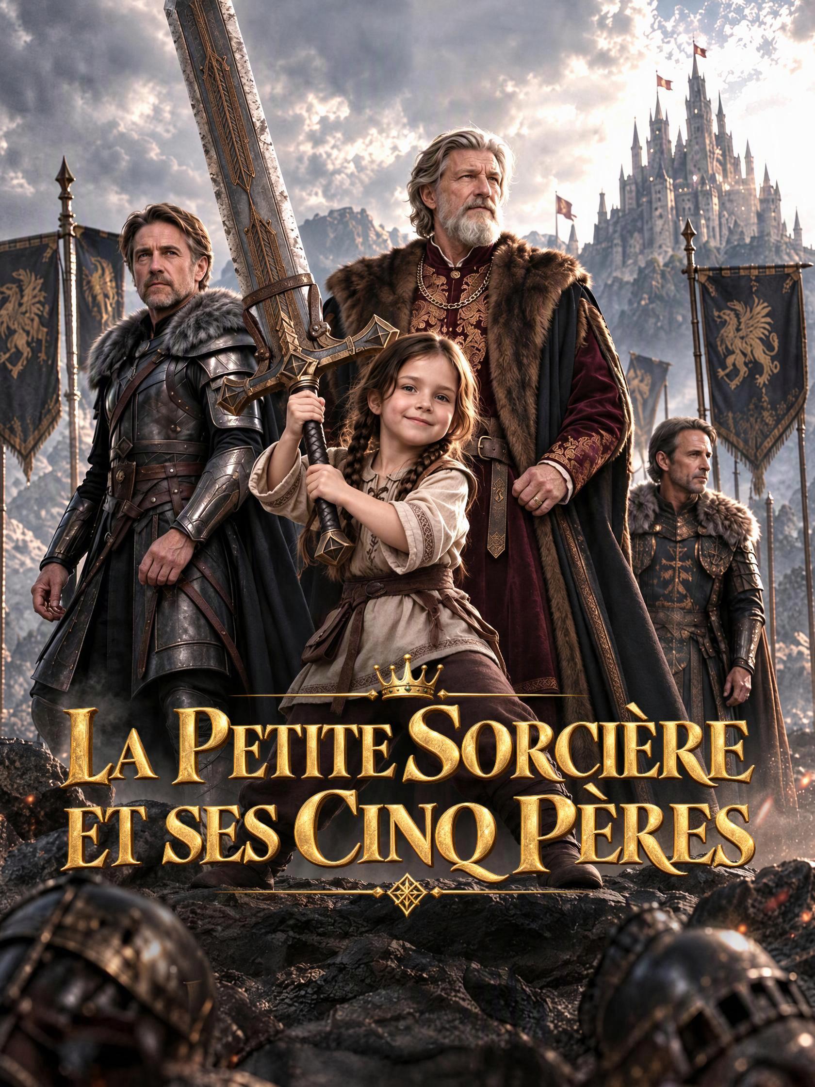 LA PETITE SORCIÈRE ET SES CINQ PÈRES short drama poster