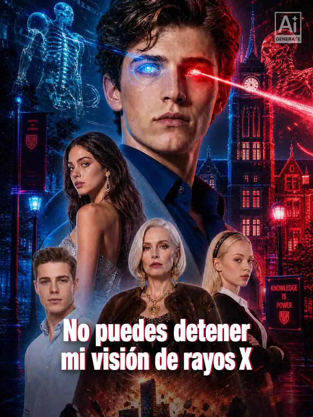 No puedes detener mi visión de rayos X short drama poster