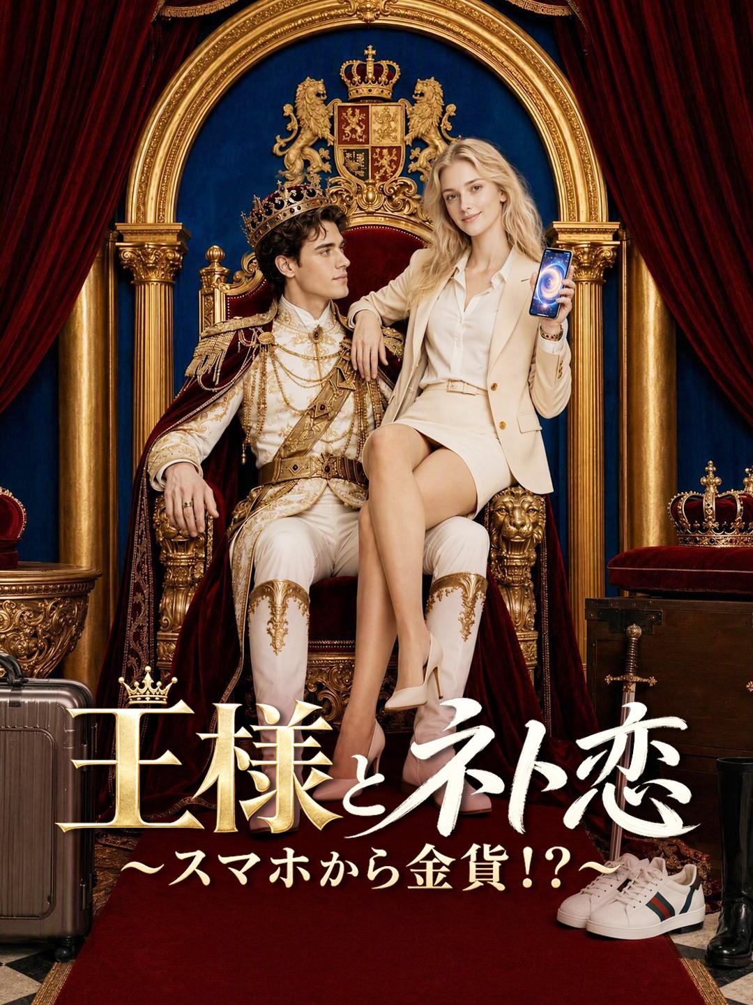 王様とネト恋～スマホから金貨！？～ short drama poster