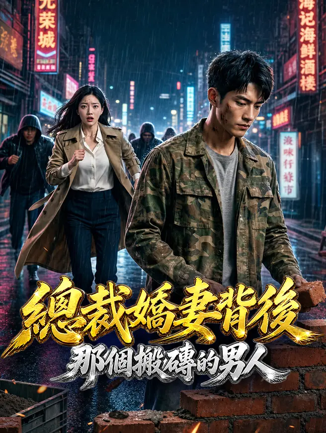 總裁嬌妻背後那個搬磚的男人 short drama poster