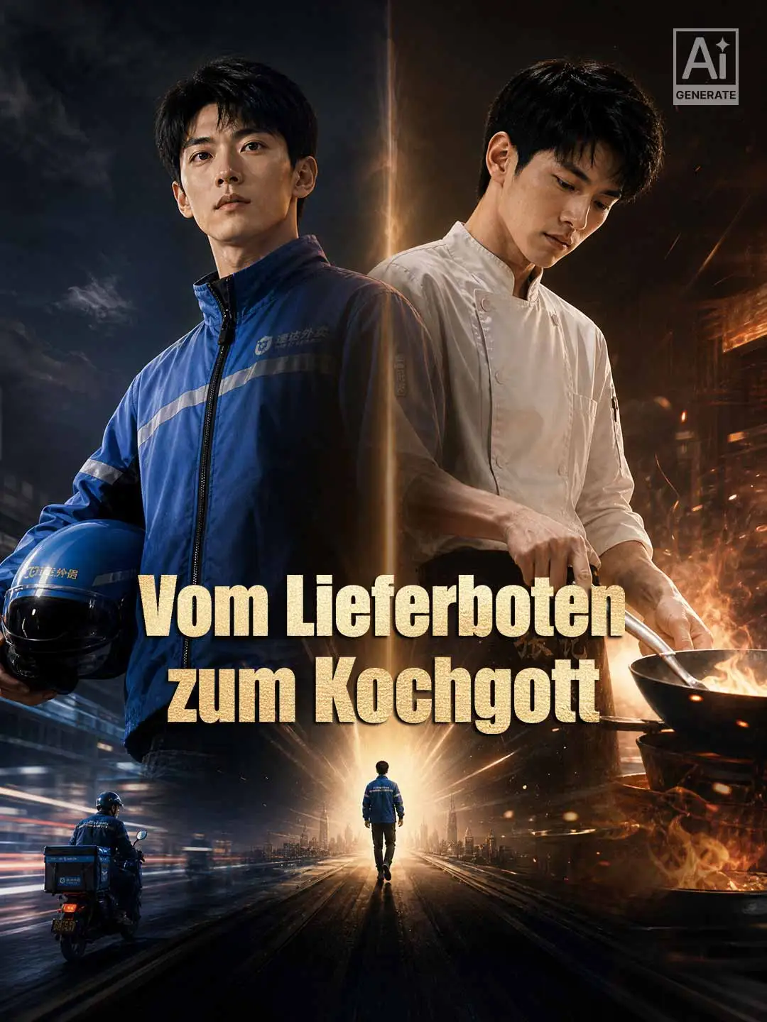 Vom Lieferboten zum Kochgott short drama poster