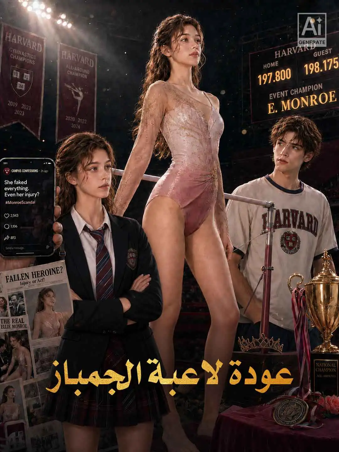 عودة لاعبة الجمباز short drama poster