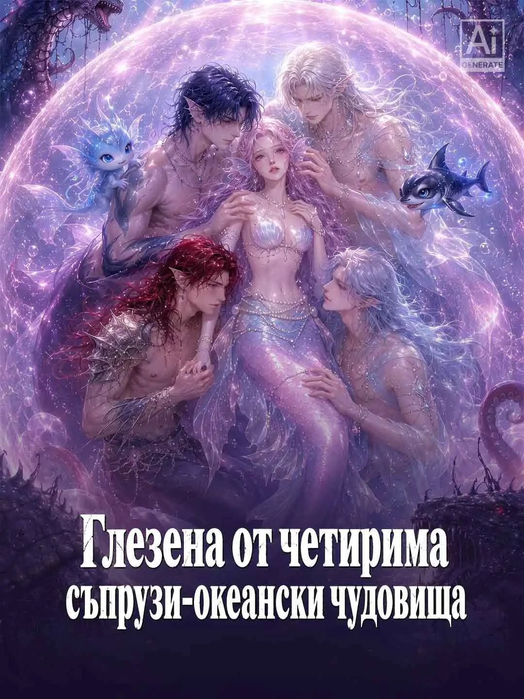 Глезена от четирима съпрузи-океански чудовища short drama poster