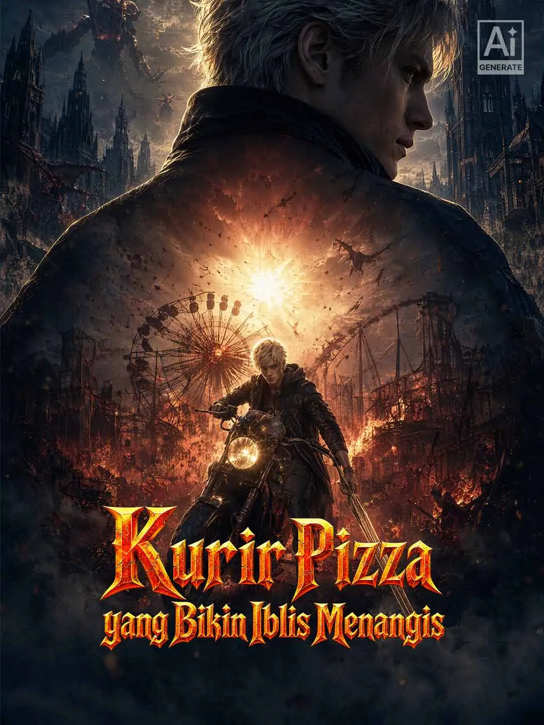 Kurir Pizza yang Bikin Iblis Menangis short drama poster