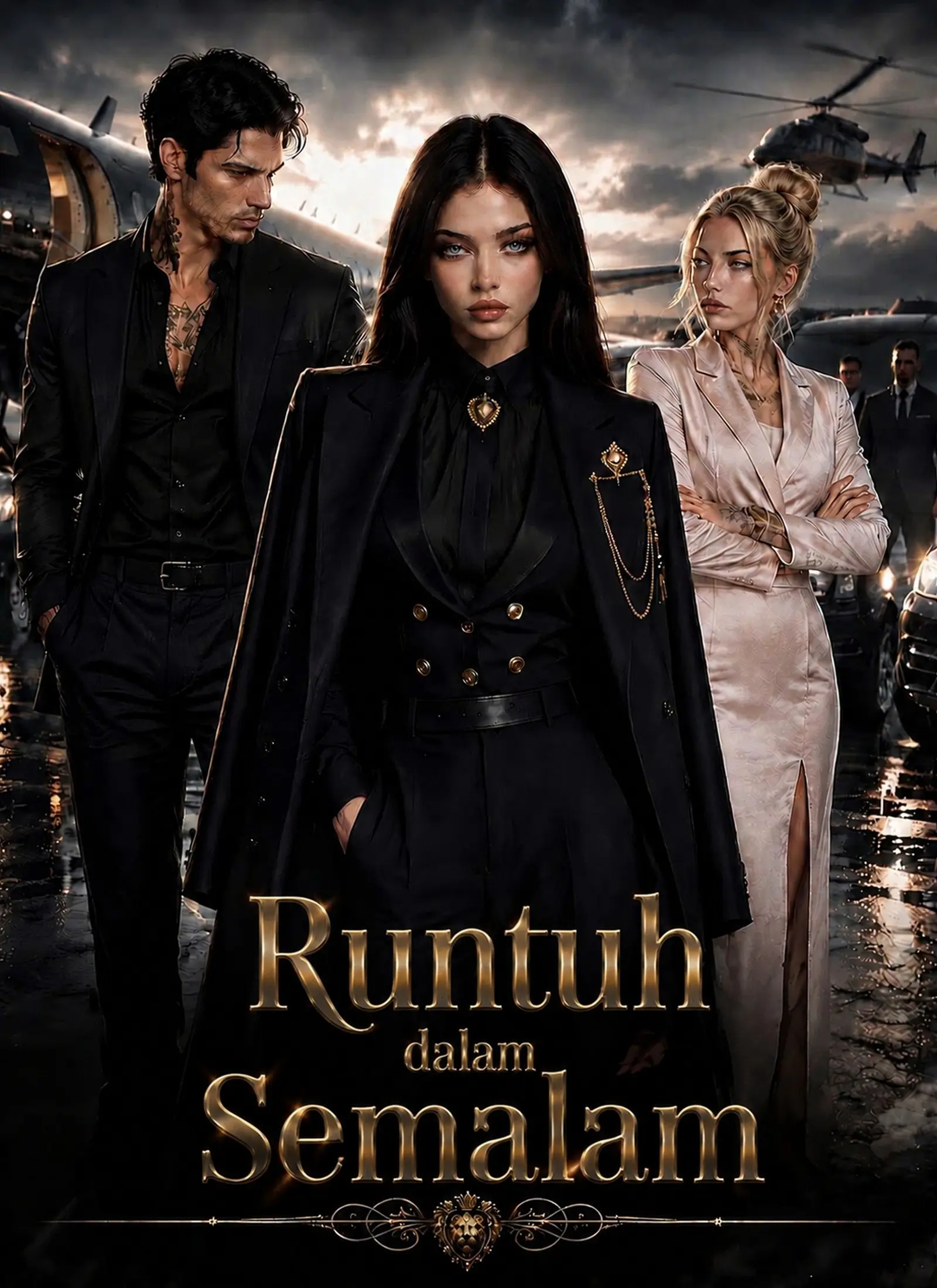 [Dubbing]Runtuh dalam Semalam short drama poster