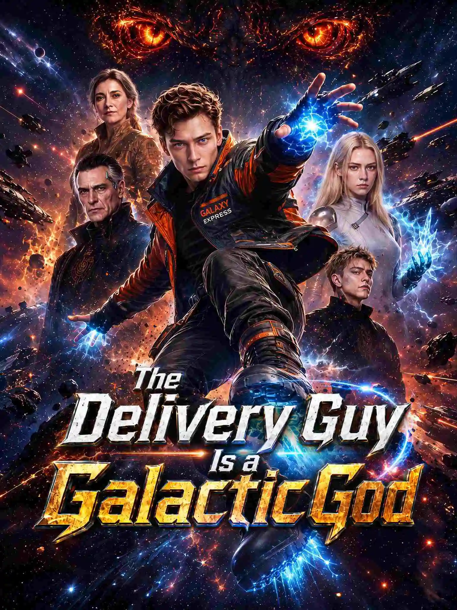 The Delivery Guy Is a Galactic God short drama poster