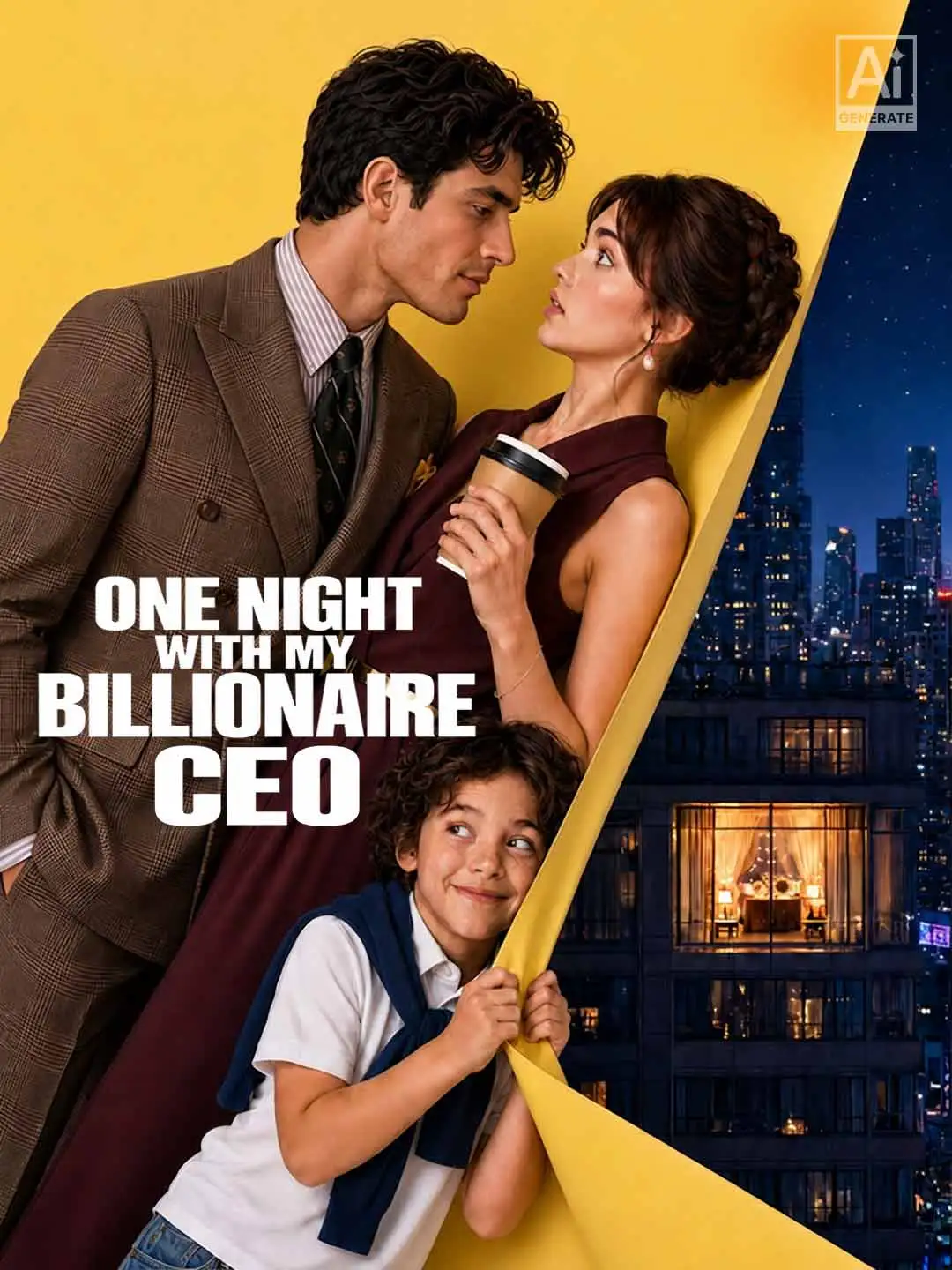 One night with my billionaire CEO short drama poster