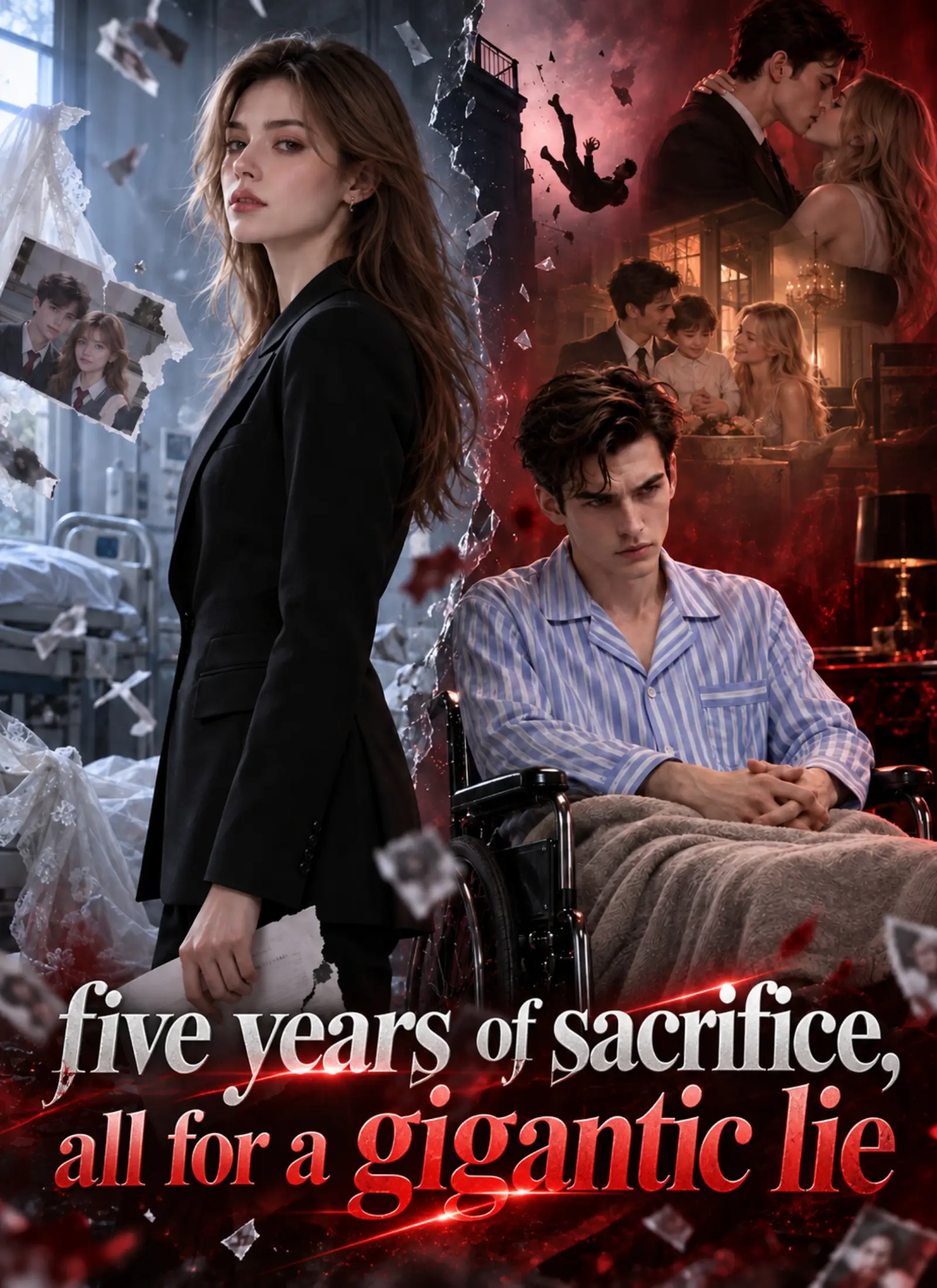 five years of sacrifice,all for a gigantic lie short drama poster