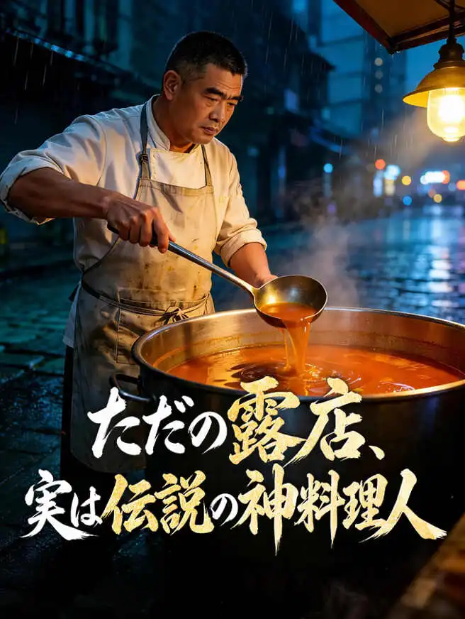 ただの露店、実は伝説の神料理人 short drama poster