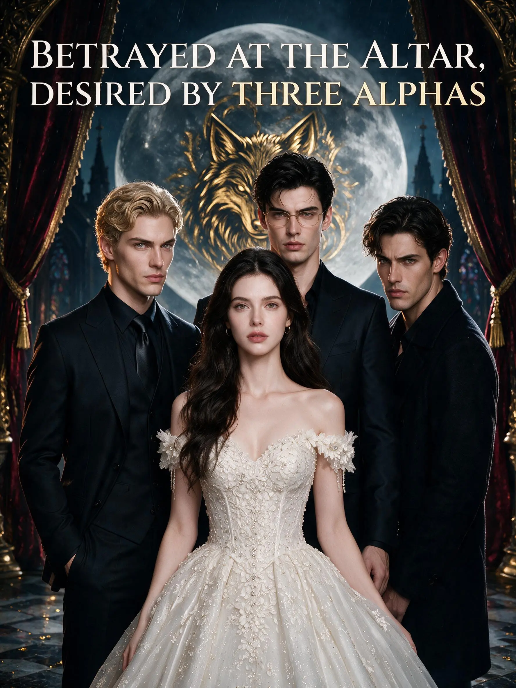 Betrayed at the Altar, Desired by Three Alphas short drama poster