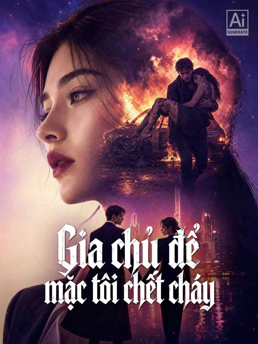Gia chủ để mặc tôi chết cháy short drama poster