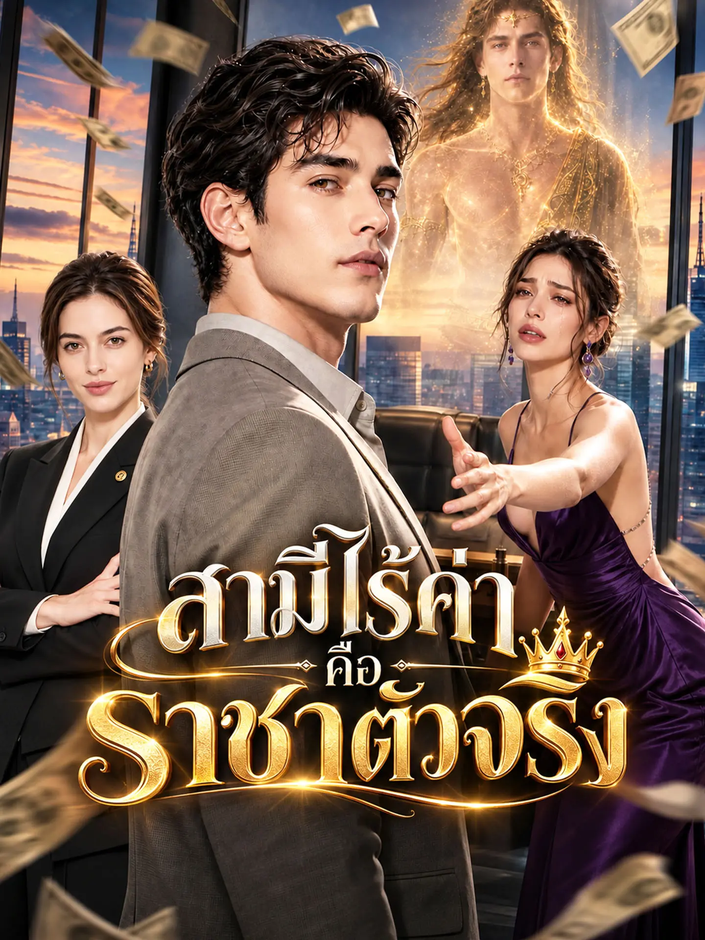 [พากย์เสียง] สามีไร้ค่าคือราชาตัวจริง short drama poster