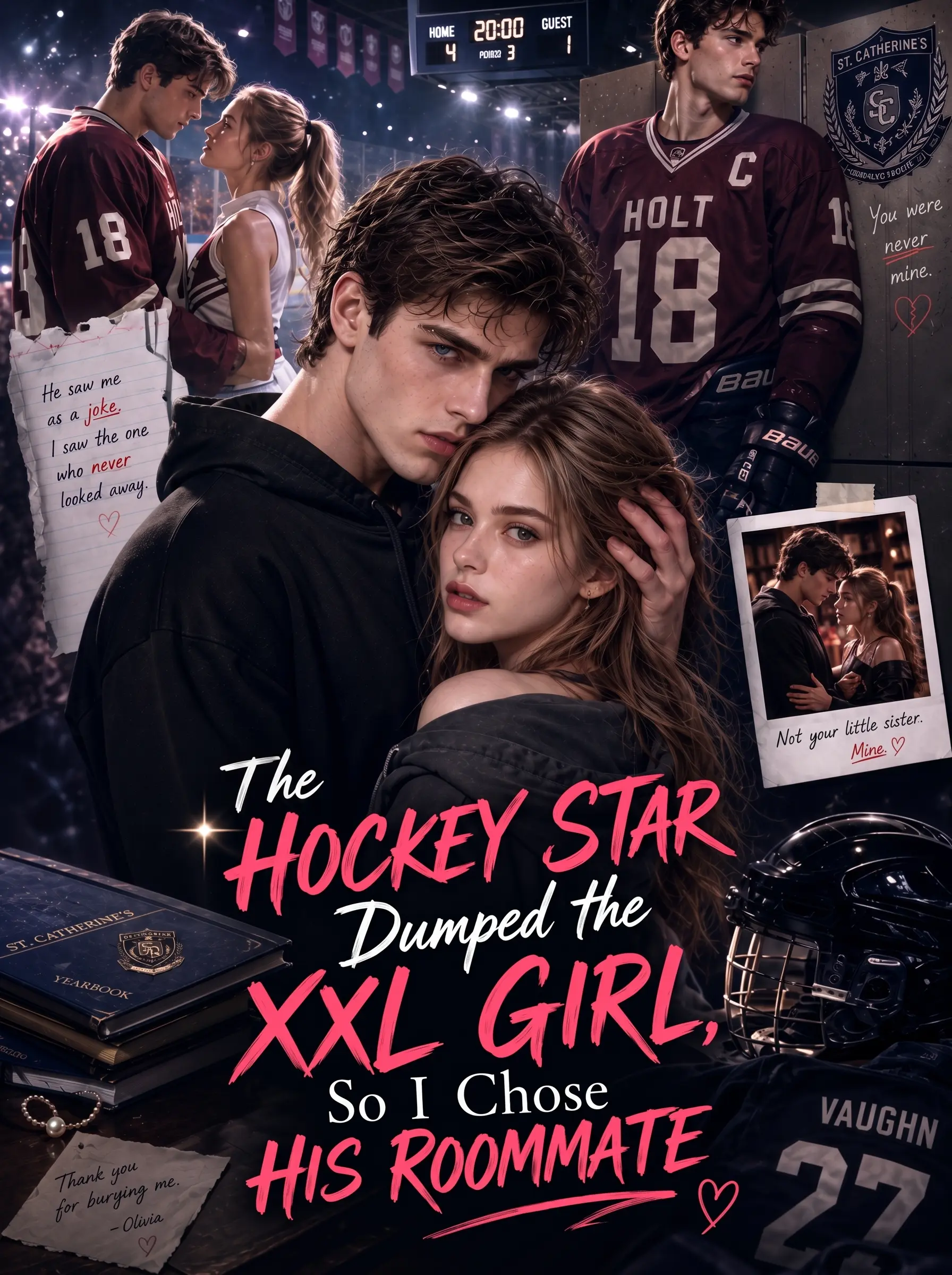 The Hockey Star Dumped the XXL Girl, So I Chose His Roommate EN short drama poster