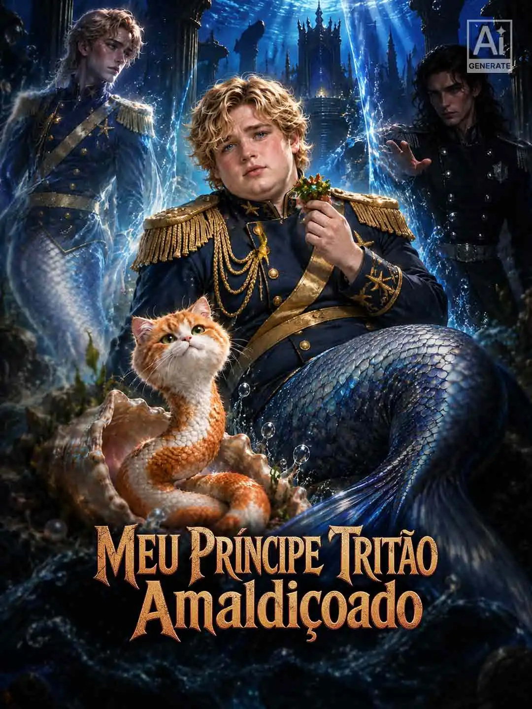MEU Príncipe Tritão Amaldiçoado short drama poster