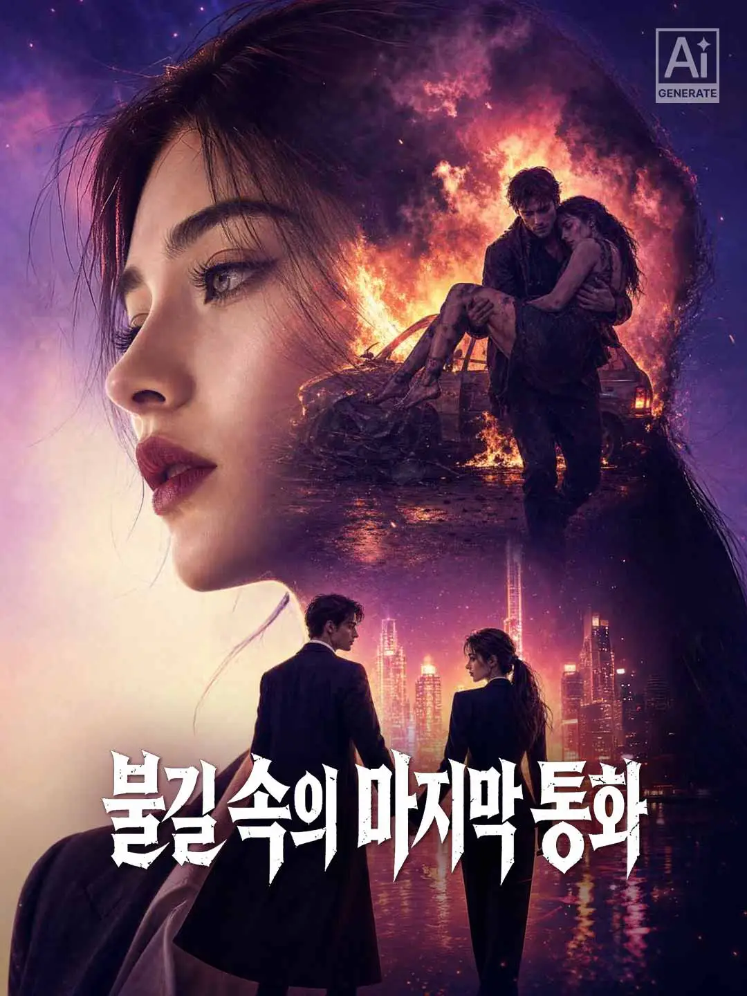 불길 속의 마지막 통화 short drama poster