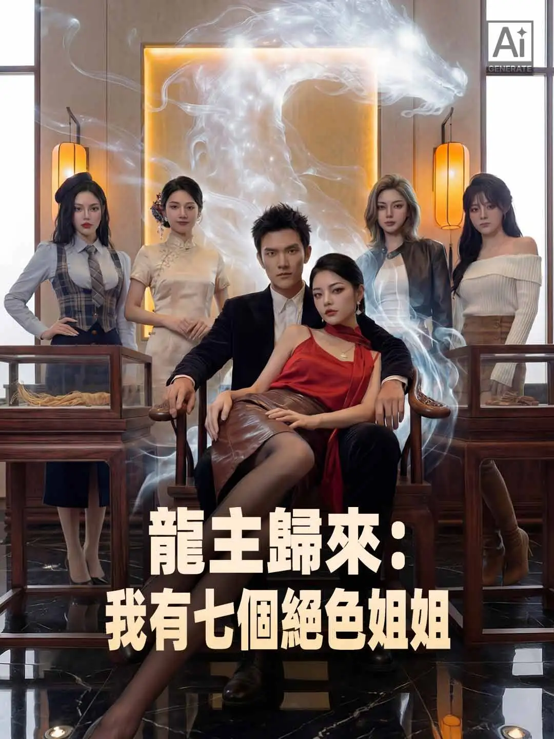 龍主歸來：我有七個絕色姐姐 short drama poster