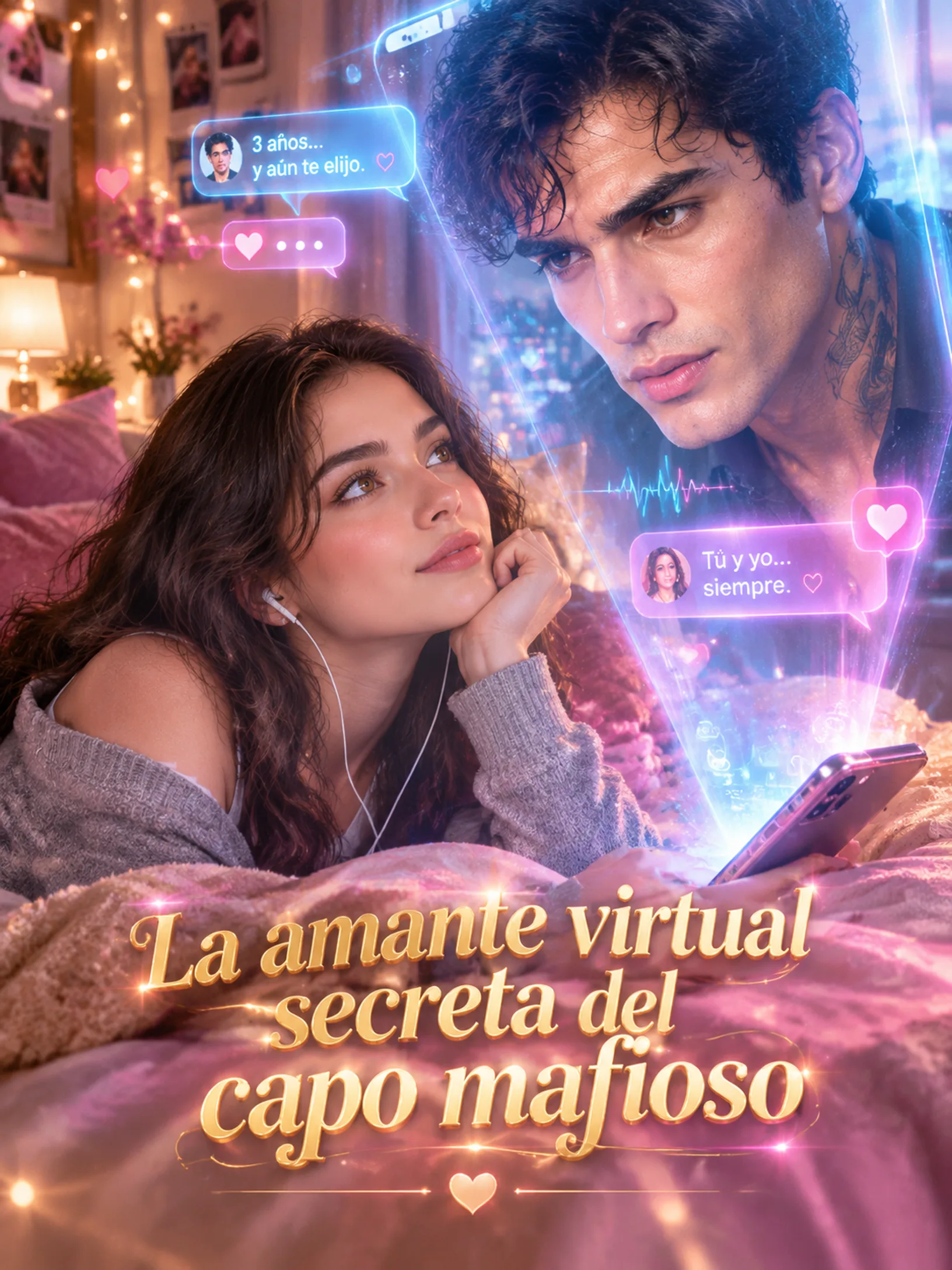 La amante virtual secreta del capo mafioso. short drama poster