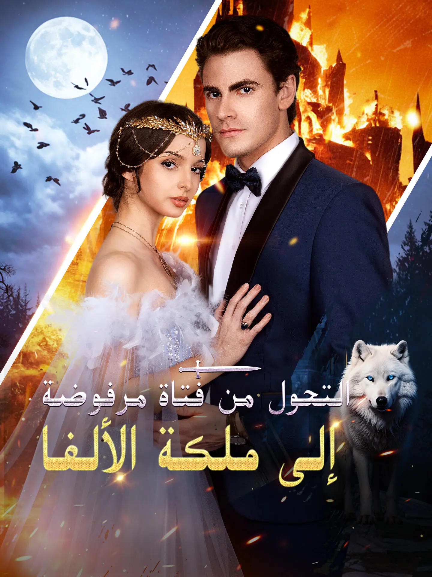 التحول من فتاة مرفوضة إلى ملكة الألفا short drama poster