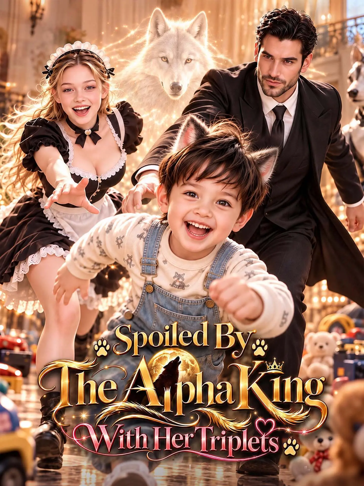 Spoiled By The Alpha King With Her Triplets short drama poster