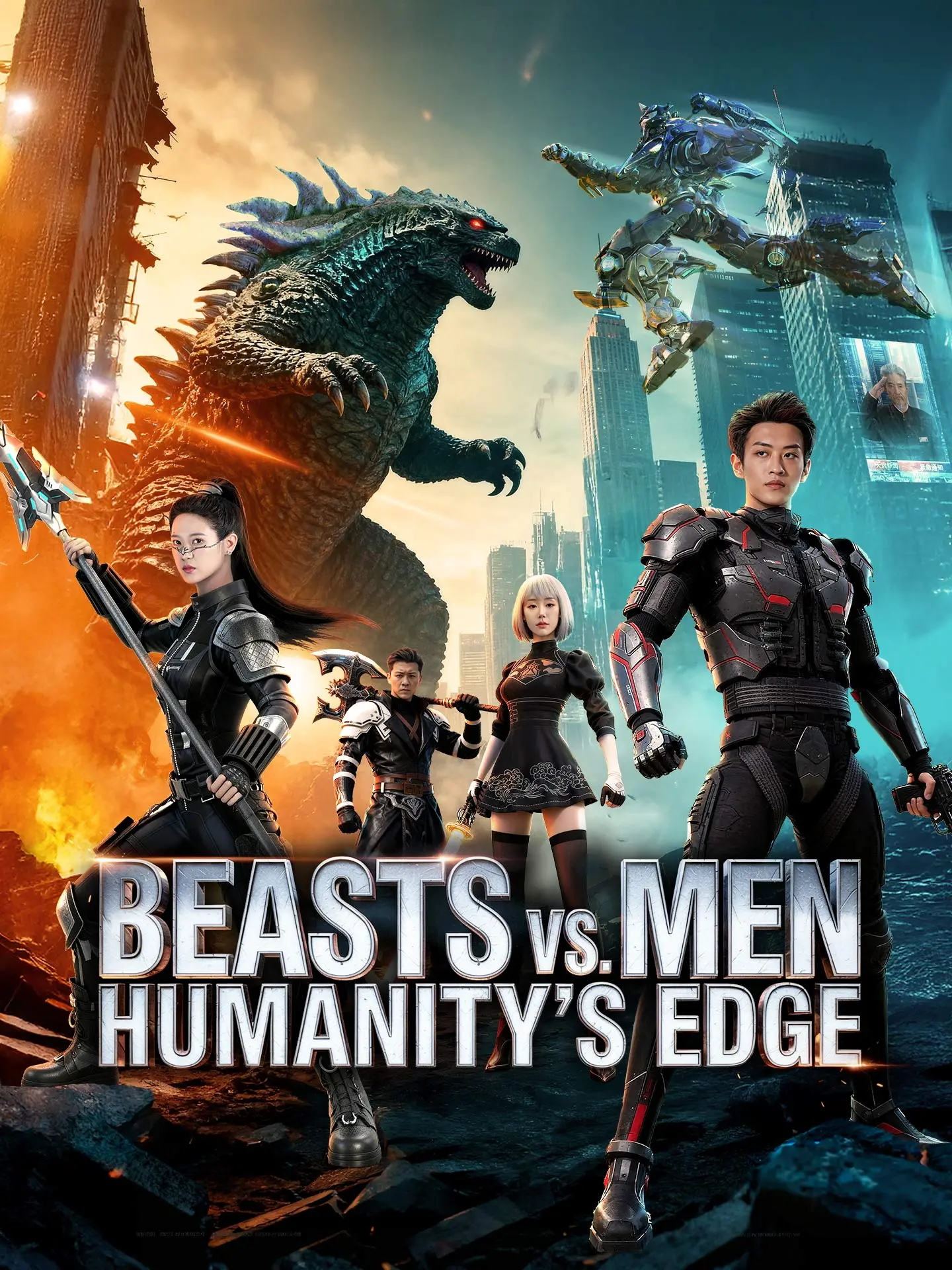 Beasts vs. Men: Humanity's Edge short drama poster
