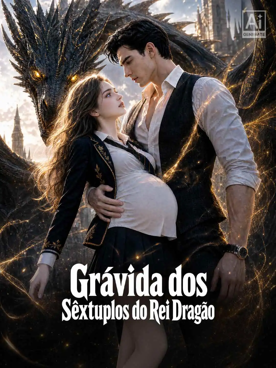 Grávida dos Sêxtuplos do Rei Dragão short drama poster