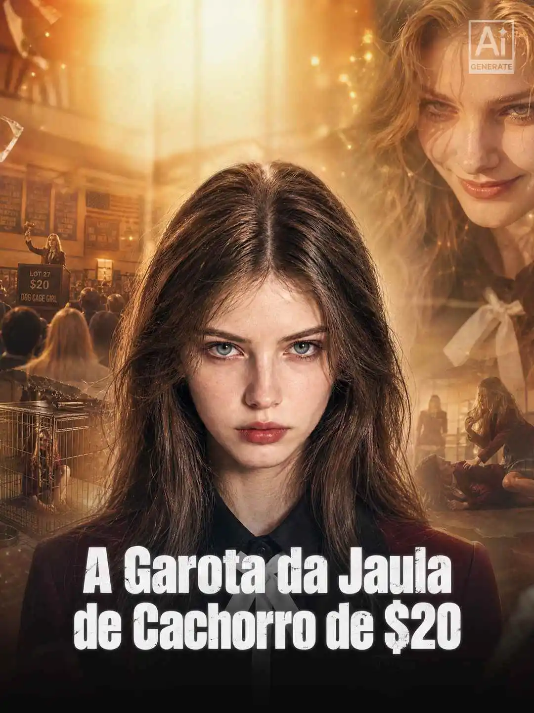 A Garota da Jaula de Cachorro de $20 short drama poster