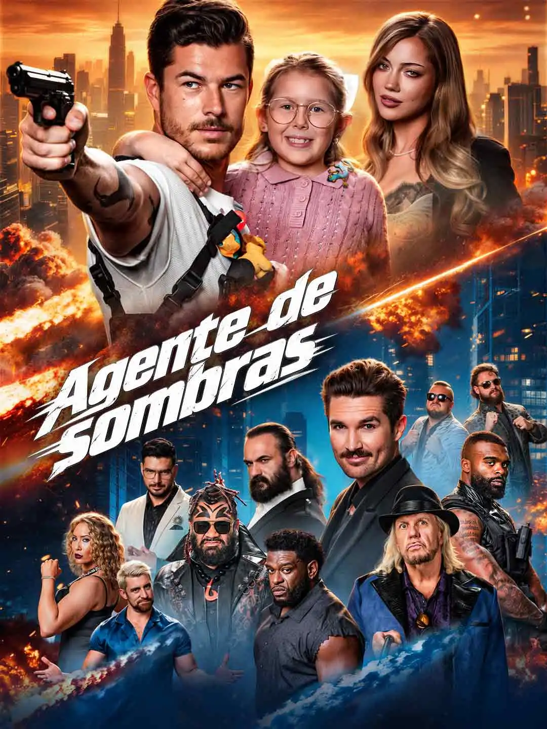 Agente de sombras short drama poster