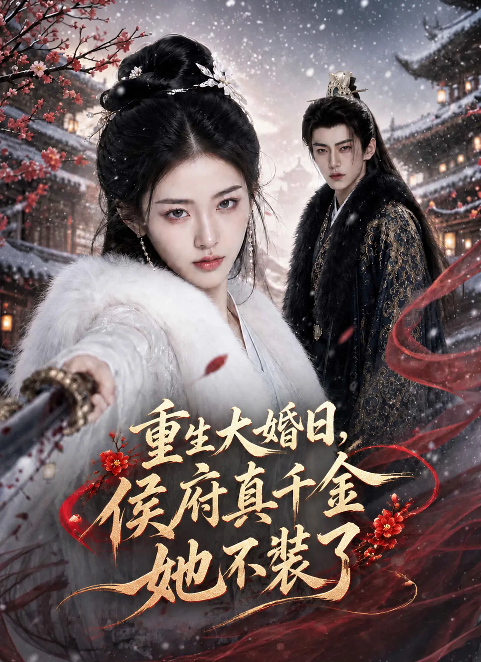 重生大婚日，侯府真千金她不裝了 short drama poster