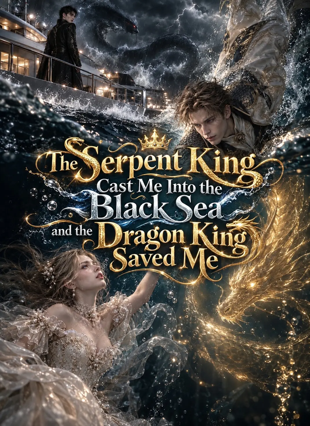 The Serpent King Cast Me Into the Black Sea and the Dragon King Saved Me short drama poster