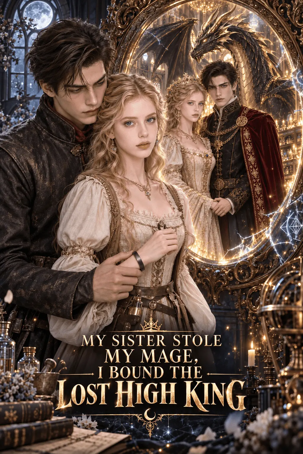 My Sister Stole My Mage, I Bound the Lost High King short drama poster