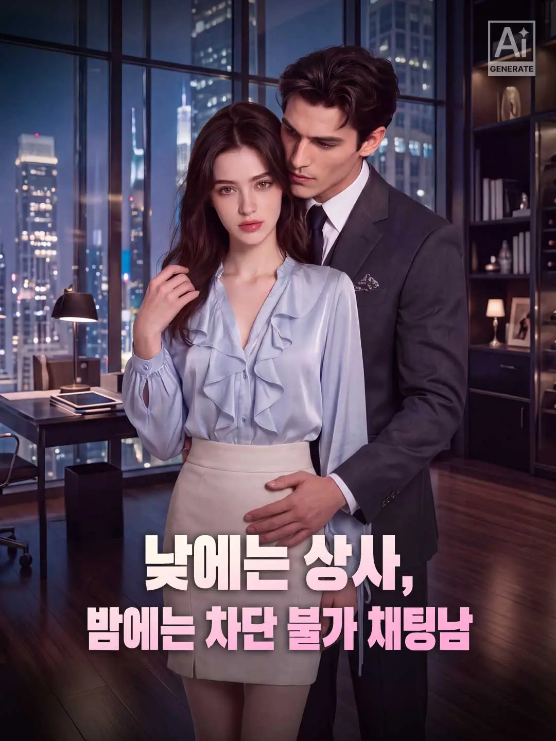 낮에는 상사, 밤에는 차단 불가 채팅남 short drama poster