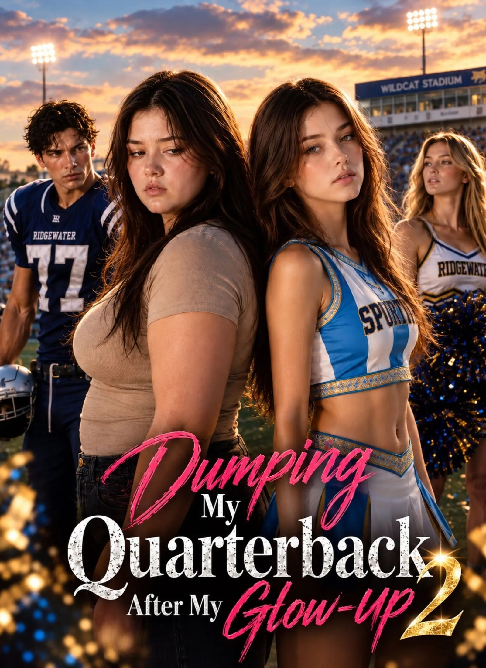 Dumping My Quarterback After My Glow-up2 short drama poster