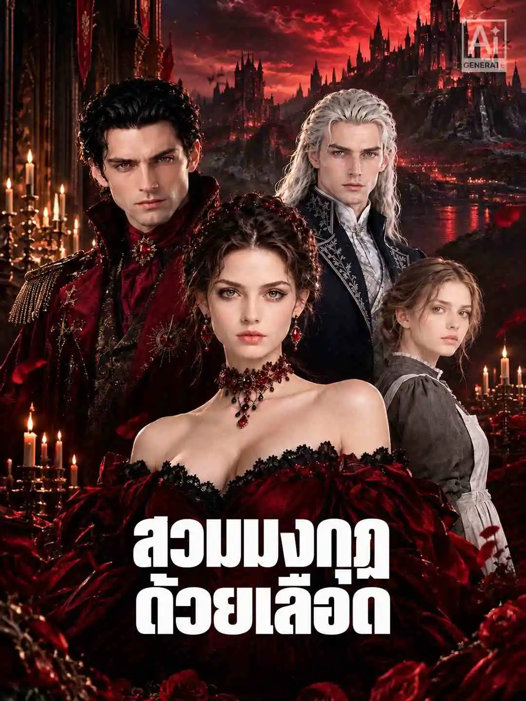 สวมมงกุฎด้วยเลือด short drama poster