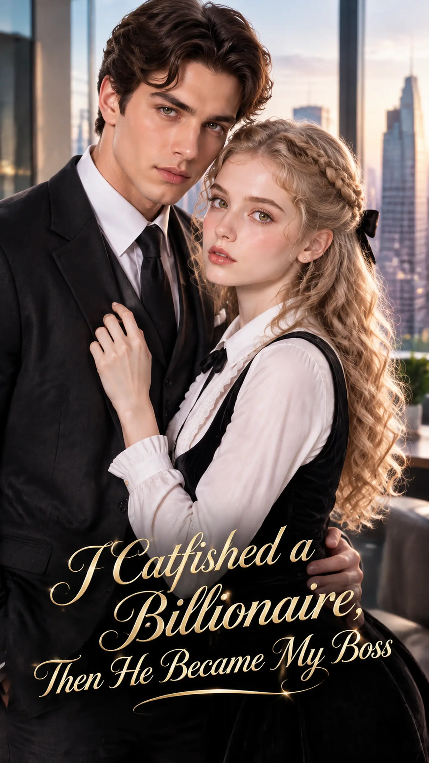 I Catfished a Billionaire，Then He Became My Boss short drama poster
