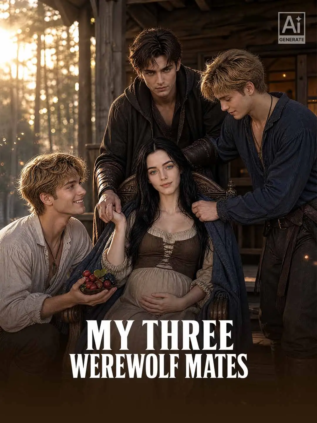 My Three Werewolf Mates short drama poster