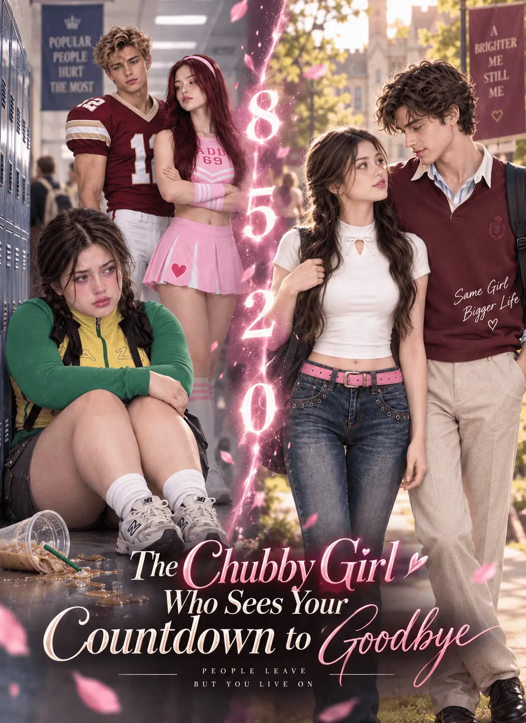 The Chubby Girl Who Sees Your Countdown to Goodbye short drama poster