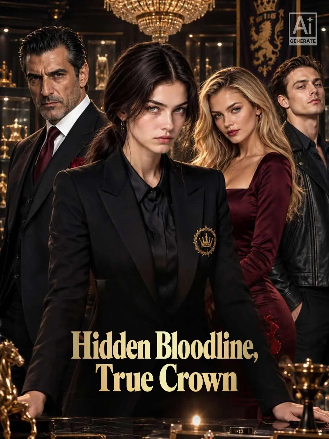 Hidden Bloodline, True Crown short drama poster