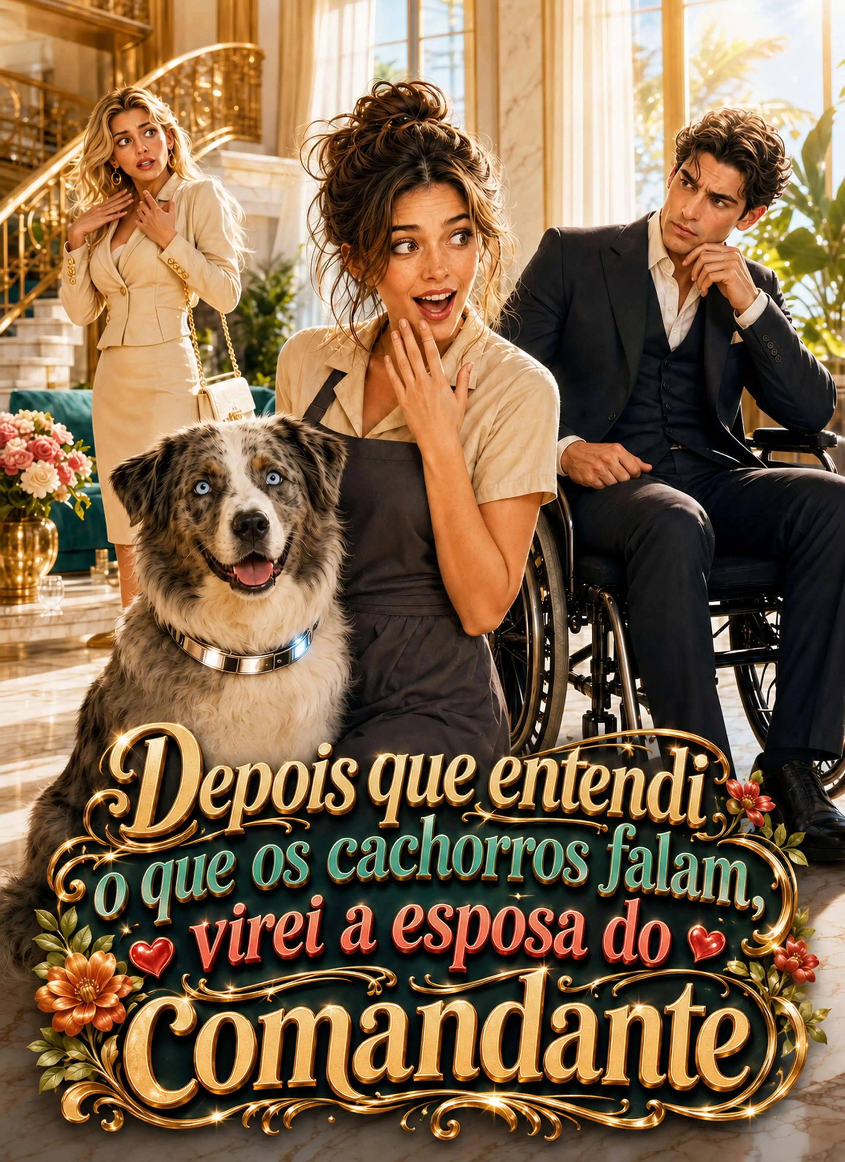 Depois que entendi o que os cachorros falam, virei a esposa do comandante short drama poster