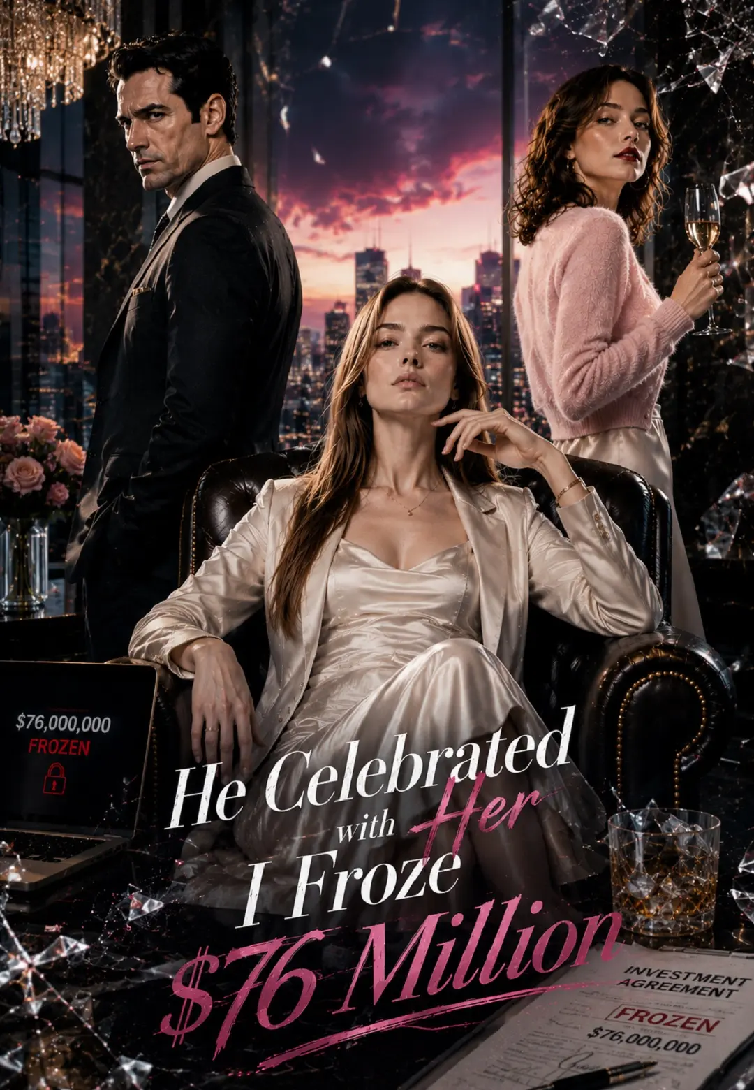 He Celebrated with Her; I Froze $76 Million short drama poster